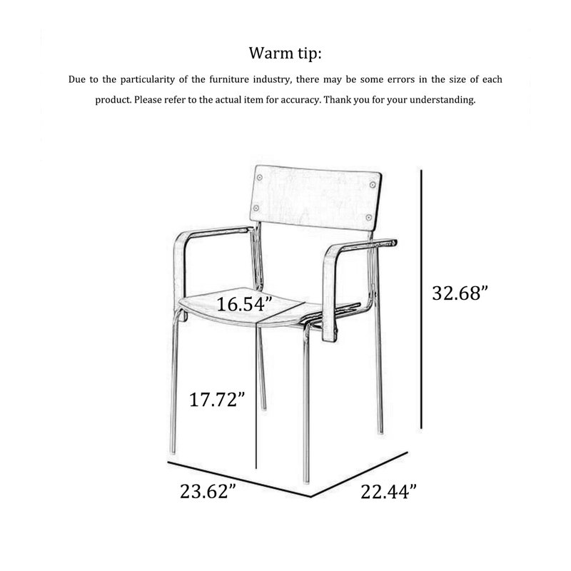 Petit tabouret rétro en bois massif