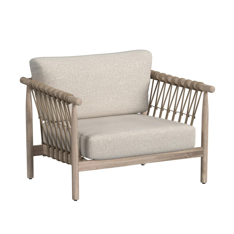 Leo Outdoor Accent Chair Taupe