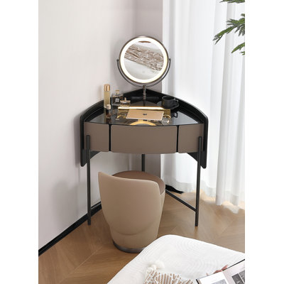 Home Triangle Dresser Light Luxury Small Apartment Bedroom Dressing Table