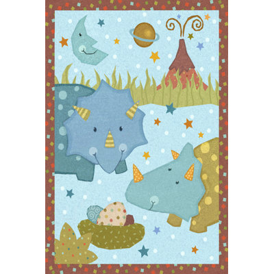Dino Friends I by Viv Eisner - Wrapped Canvas Print