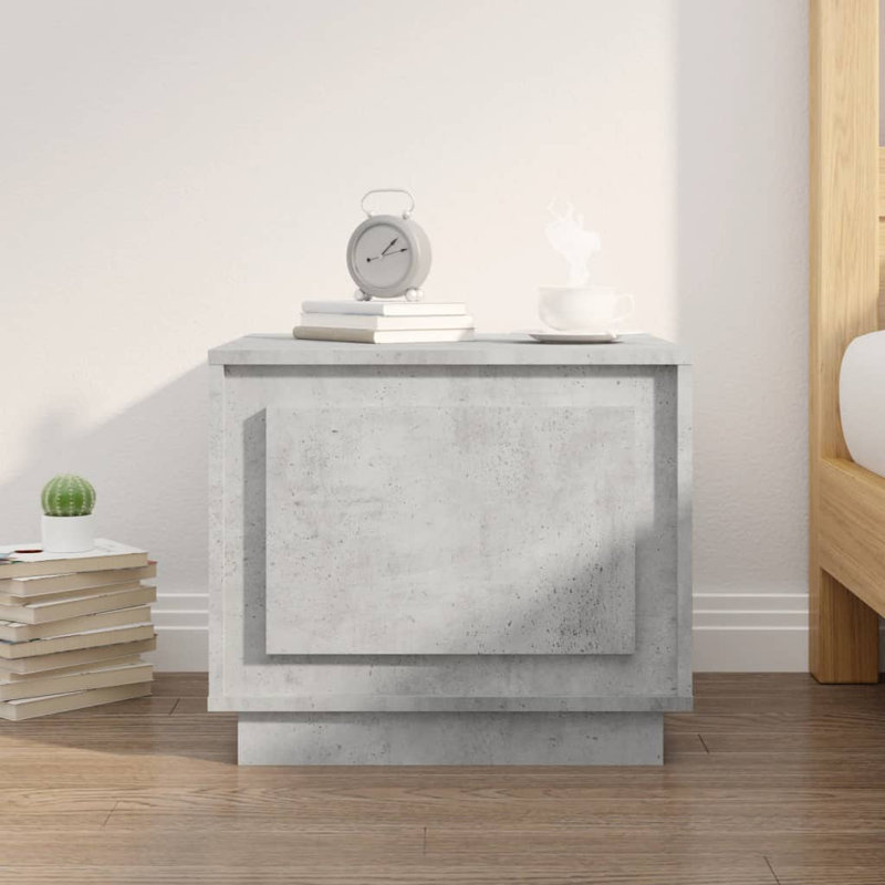 Nikolov End Table, Concrete Grey