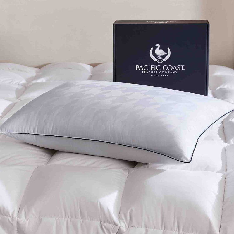 Oreiller en duvet d'oie blanche de la côte Pacifique, enveloppe en coton de la collection Luxury Hotel., Très grand lit