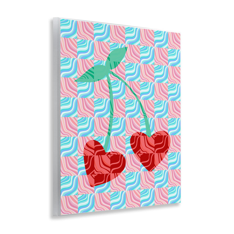 «Groovy Checkered Cherries» par Daphne Polselli