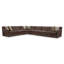 Bernhardt Candace 4 Piece Leather Sectional