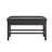 Carrara 6-Piece Marble Counter Dining Set(Table, Storage Bench & 4 Counter Chairs)