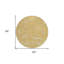 Tapis rond 8 po