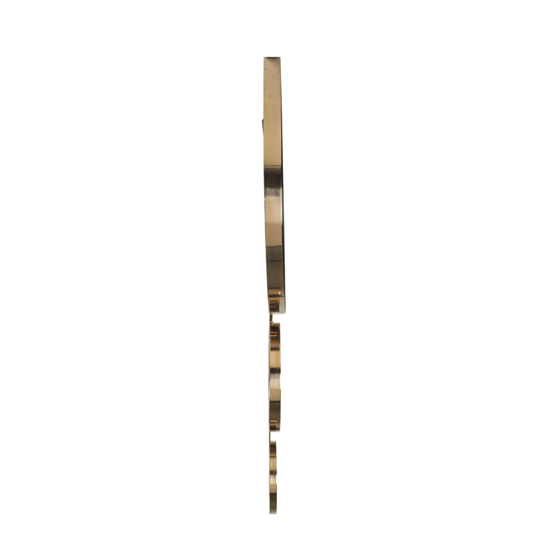 Oakland Beveled Wall Mirror, Brass