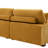 Milbrey 3 - Piece Upholstered Orange Corduroy Modular Sectional Sofa with Pillow Back and Solid Wood Legs-753509432