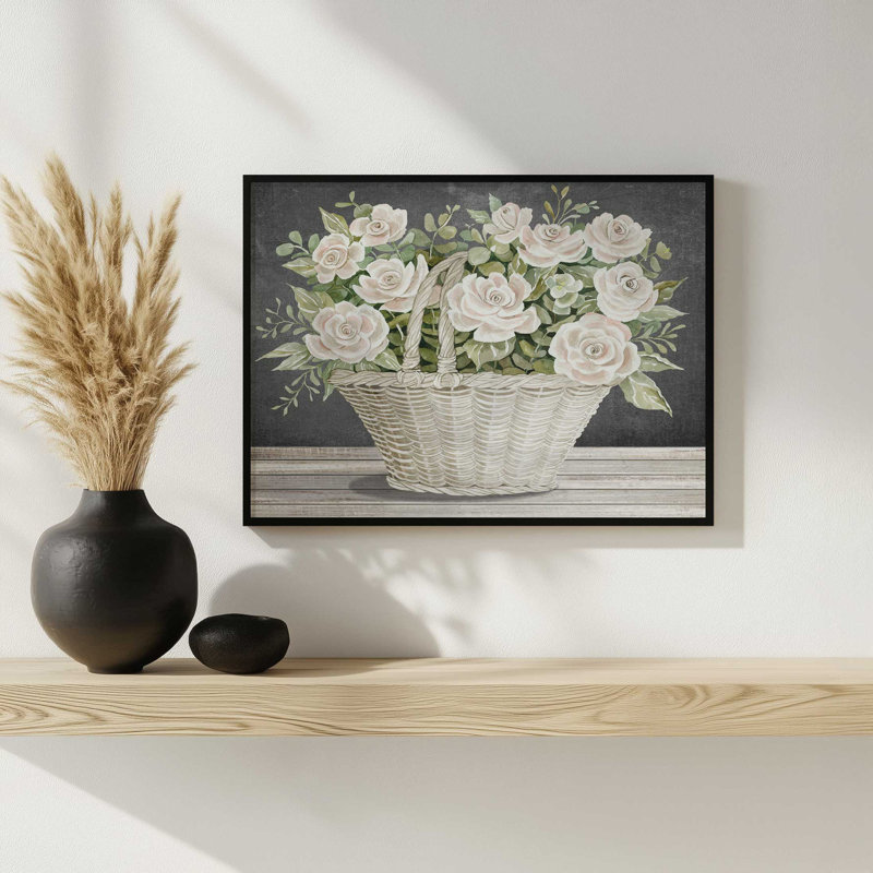 «Eernal Blooms I» par Cindy Jacobs, reproduction d'art, Impression encadrée, L 16 po x H 12 po, Or