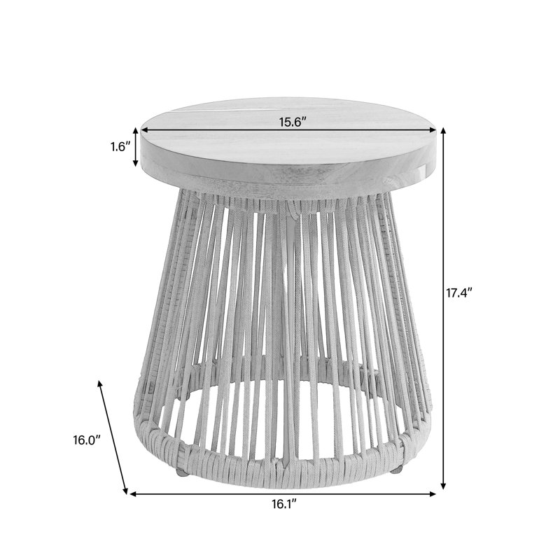 Ensemble de chaises de patio pivotantes avec coussins et table de bout Lenno, Kaki, Kaki