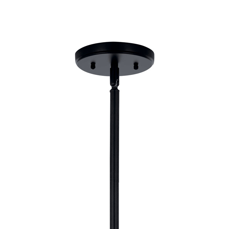 Lustre 8 lumières 40,25 "40,25", Noir satiné