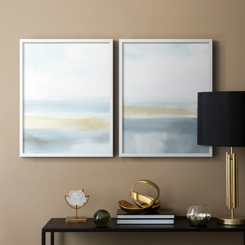 ABSTRACT Series DCCCLV III - Reproduction encadrée de qualité supérieure - prêt à être accroché - aucun clou requis - aucun clou requis
