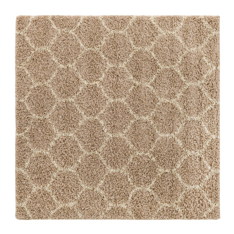 Geometric Indoor Rug, Square 6'
