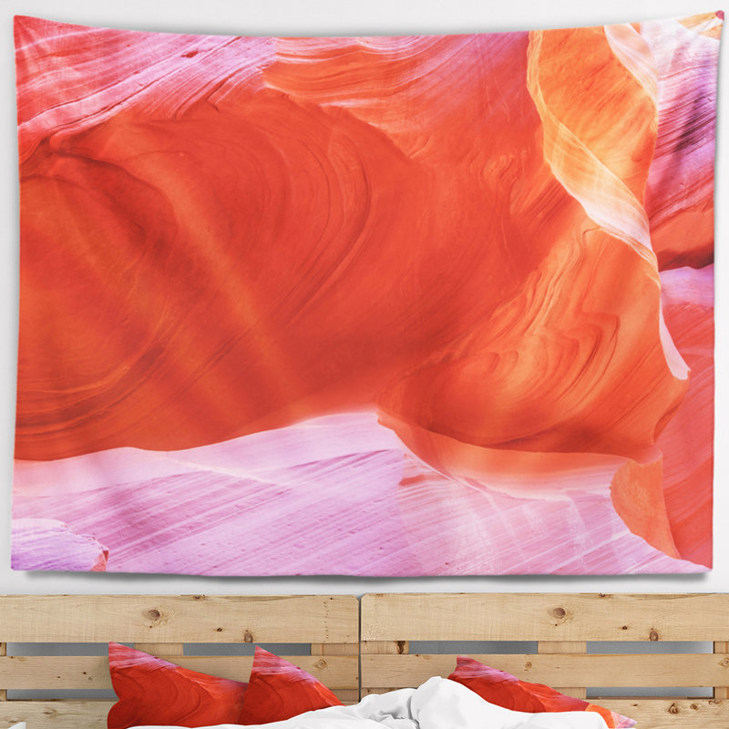 Paysage, antilope, canyon, intérieur, tapisserie, H 32 po x l 39 po
