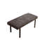 Banc moderne de 43,3 pouces en tissu doux de qualité supérieure avec revêtement et pieds en métal-1001507904