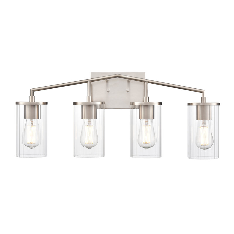 Blevens 28" Wide 4-Light Vanity - Brushed Nickel