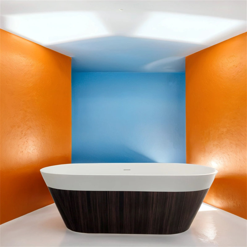 Baignoire à surface solide