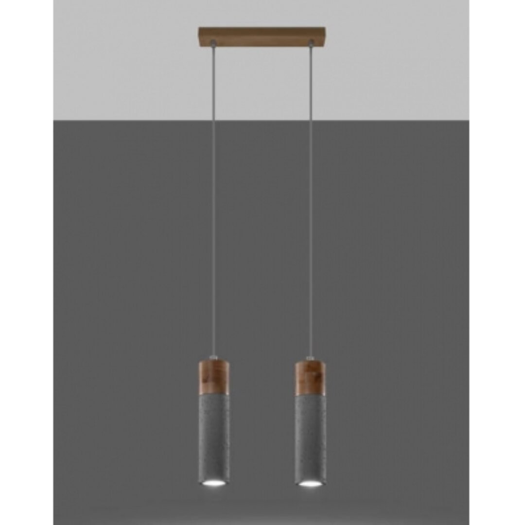 Pendant Lamp ZANE 2  Grey