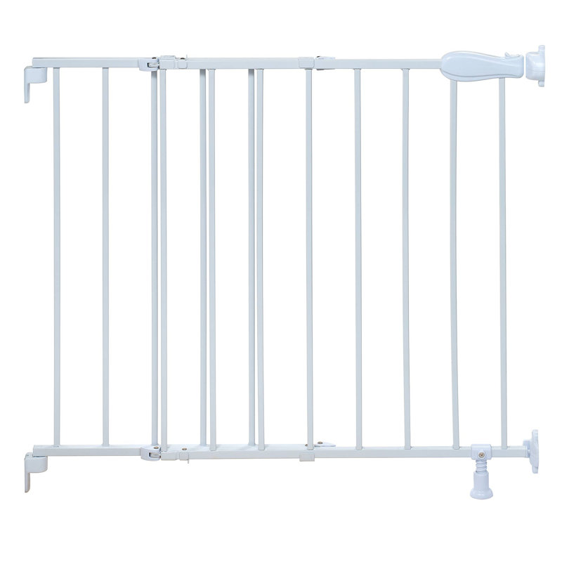 Everrett Metal Pressure Mounted Pet Gate With Door