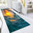 Abstract Art-inspired With Pile Soft Printed Rug Featuring Dynamic Swirls and Bold Colors Ideal for a Sophisticated Home Decor Update-150302105