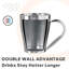 Grande tasse en acier inoxydable Oggi Brew (360 ml, 12 oz)