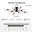 Jacobson Semi Flush Mount  8-light Sputnik Ceiling Light Modern Ceiling Light For Living Room and Bedroom-2091898106