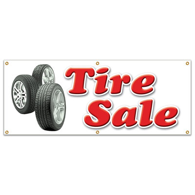 Tire Sale Banner Sign