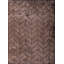 Rapture Dark Brown Chevron Luxury Area Rug-68867269