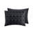 Modern Black Bedding Sets, Polyester Comforter With Pompom Design For Home Décor