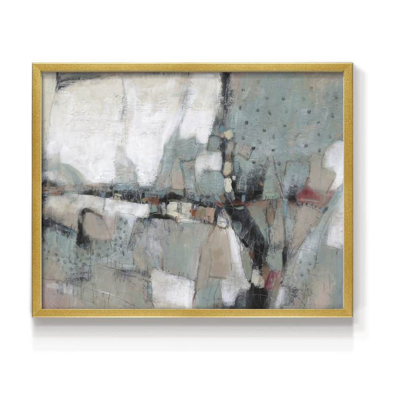 Embellished Patchwork I -Framed Print - Restickable, 11'' H x 14'' W