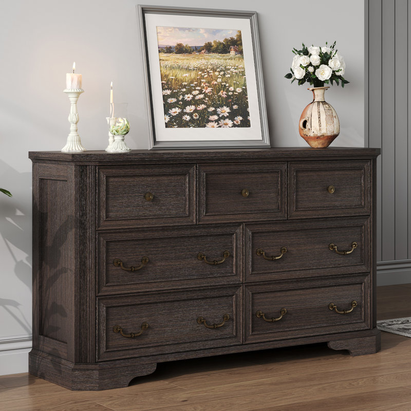 Commode double Coghiel, Brun
