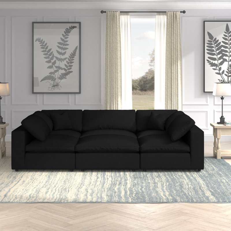 Burrows Upholstered U-Shaped Sectional Reversible