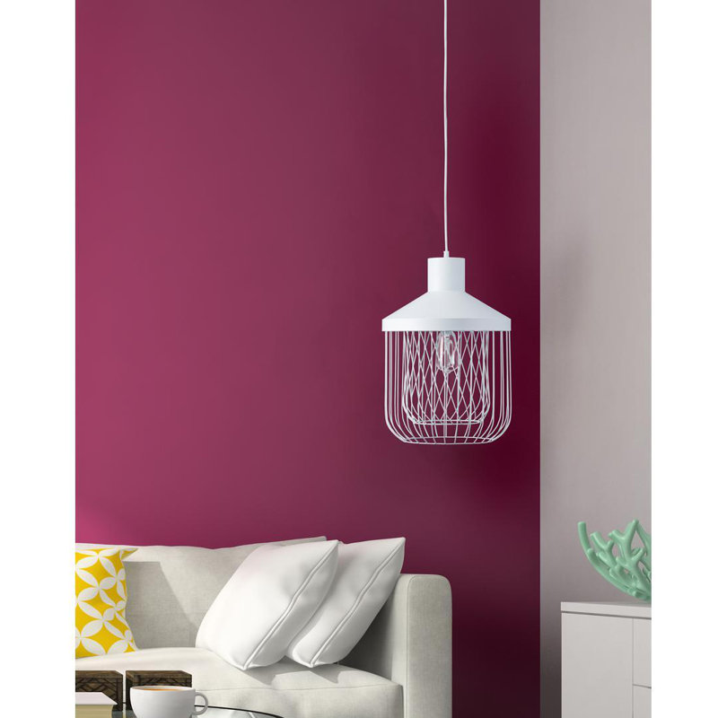 Matz 1 - Light Jar Pendant, White, White
