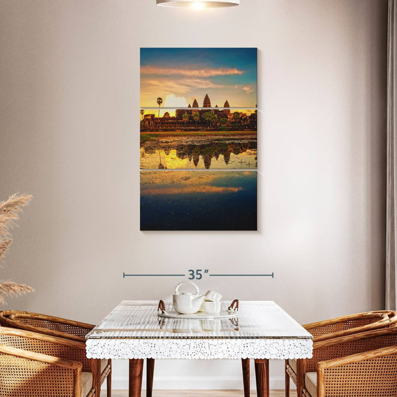Adella Angkor Wat, 45" H x 28" W