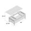 Table basse à plateau relevable avec rangement de style campagnard Atherton-864967949-864967950