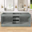 Armoire de salle de bain autoportante sans base 72 po x P 21,5 po x H 33,5 po-118136071