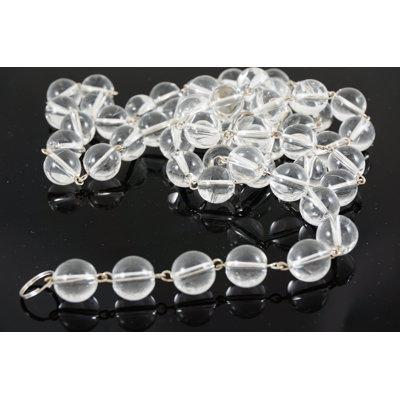 Guirlande fantaisie en cristal blanc