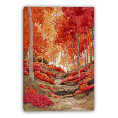 Art mural sur toile Scarlet Grove