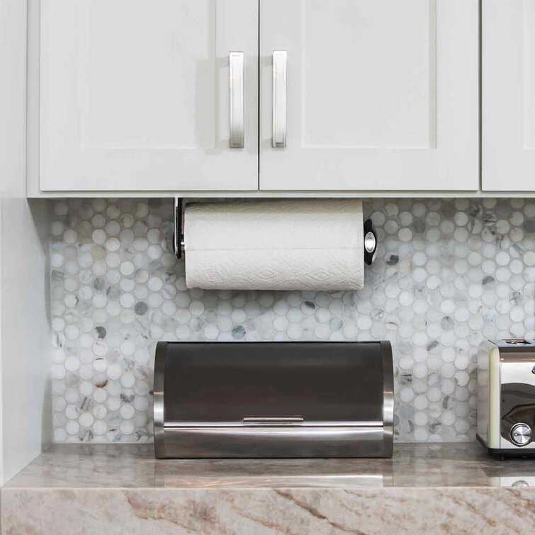 under the sink organisation - love the idea of paper towel holder and  command hooks …