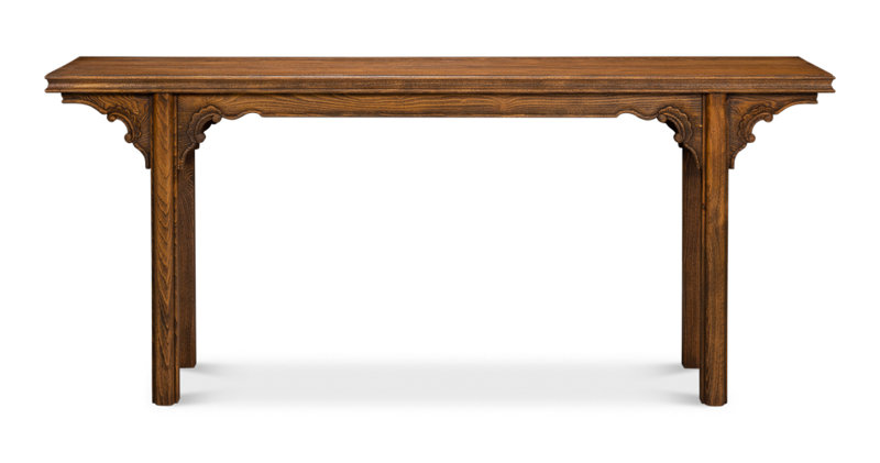 Equestrian 76'' W Solid Wood Console Table