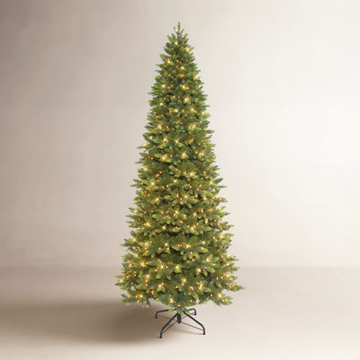 Lighted Artificial Spruce Christmas Tree
