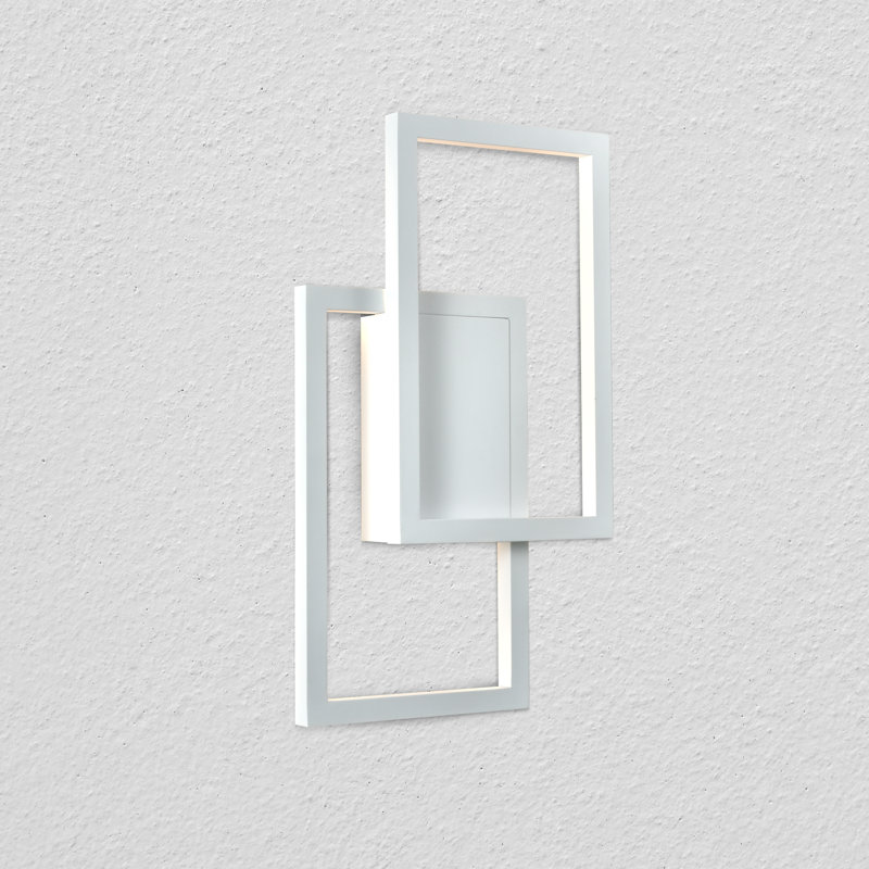 Plafonnier encastré 2 lumières DEL Briel, Blanc