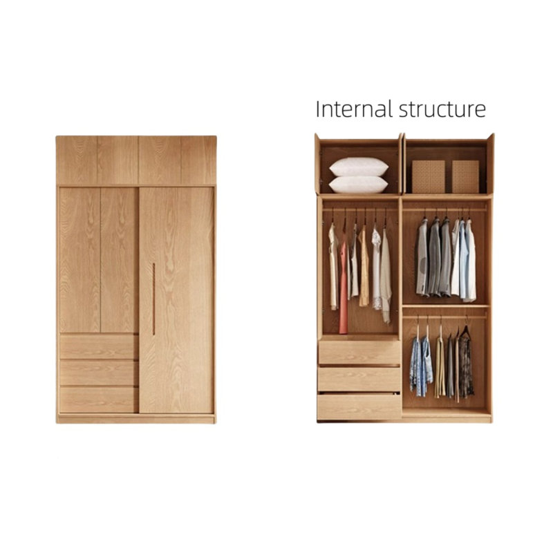 Garde-robe simple en bois