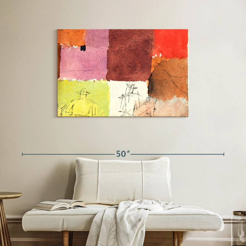 Avery Composition With Figures, 26" H x 39" W