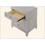 Table de chevet 3 tiroirs avec chargement USB et rangement spacieux-750405937