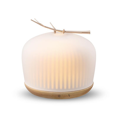 Quiet Aromatherapy Diffuser Glass: 230ML Ultrasonic Cool Mist Scent For Home With Night Light - Aesthetic For Women Girls