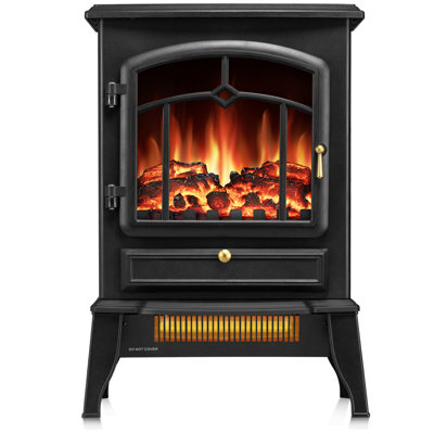 HAVATO 15.94 " W Black Electric Stove