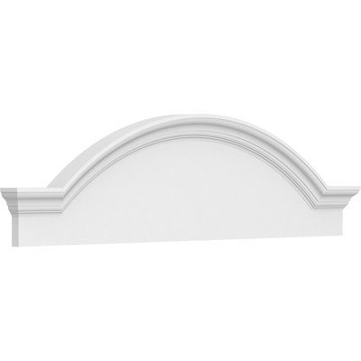 Arche de segment avec fronton en PVC de qualité architecturale Flankers