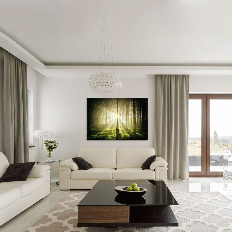 Forest Dark - Print on Canvas, 100cm L x 150cm W x 2cm D, Premium