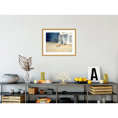 Cape Cod Evening par Edward Hopper - impression giclée sur cadre